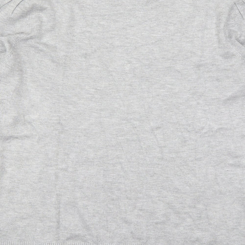 Love Scarlett Womens Grey High Neck  Polyester Pullover Jumper Size M