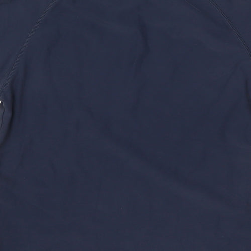 NEXT Boys Blue  Nylon Basic T-Shirt Size 9 Years Round Neck Pullover