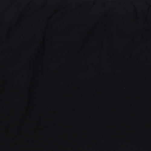 Select Womens Black  Viscose Basic Blouse Size 16 Off the Shoulder