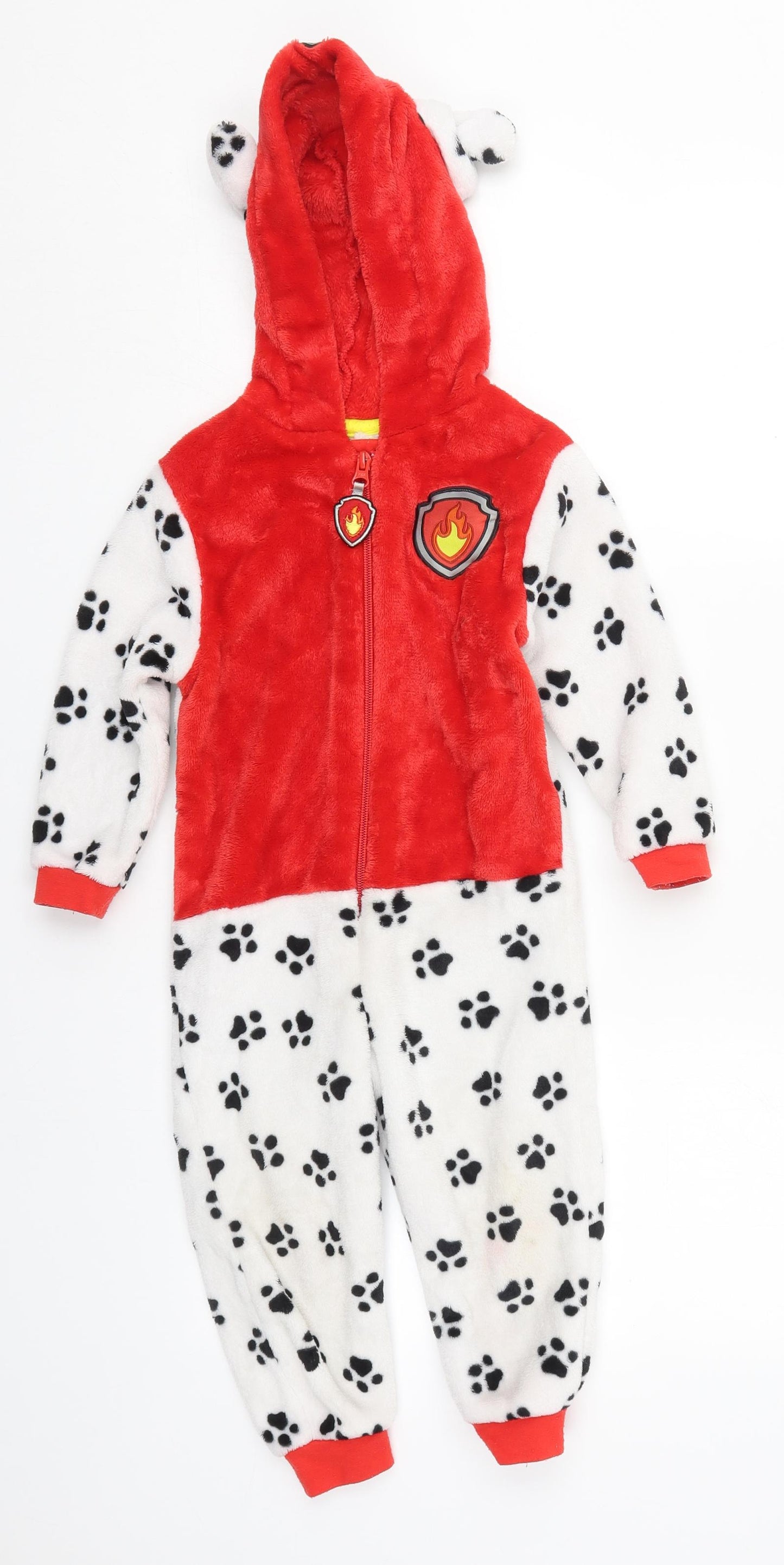 Mothercare Boys Multicoloured Geometric Polyester  One Piece Size 2-3 Years  Zip - Paw Patrol