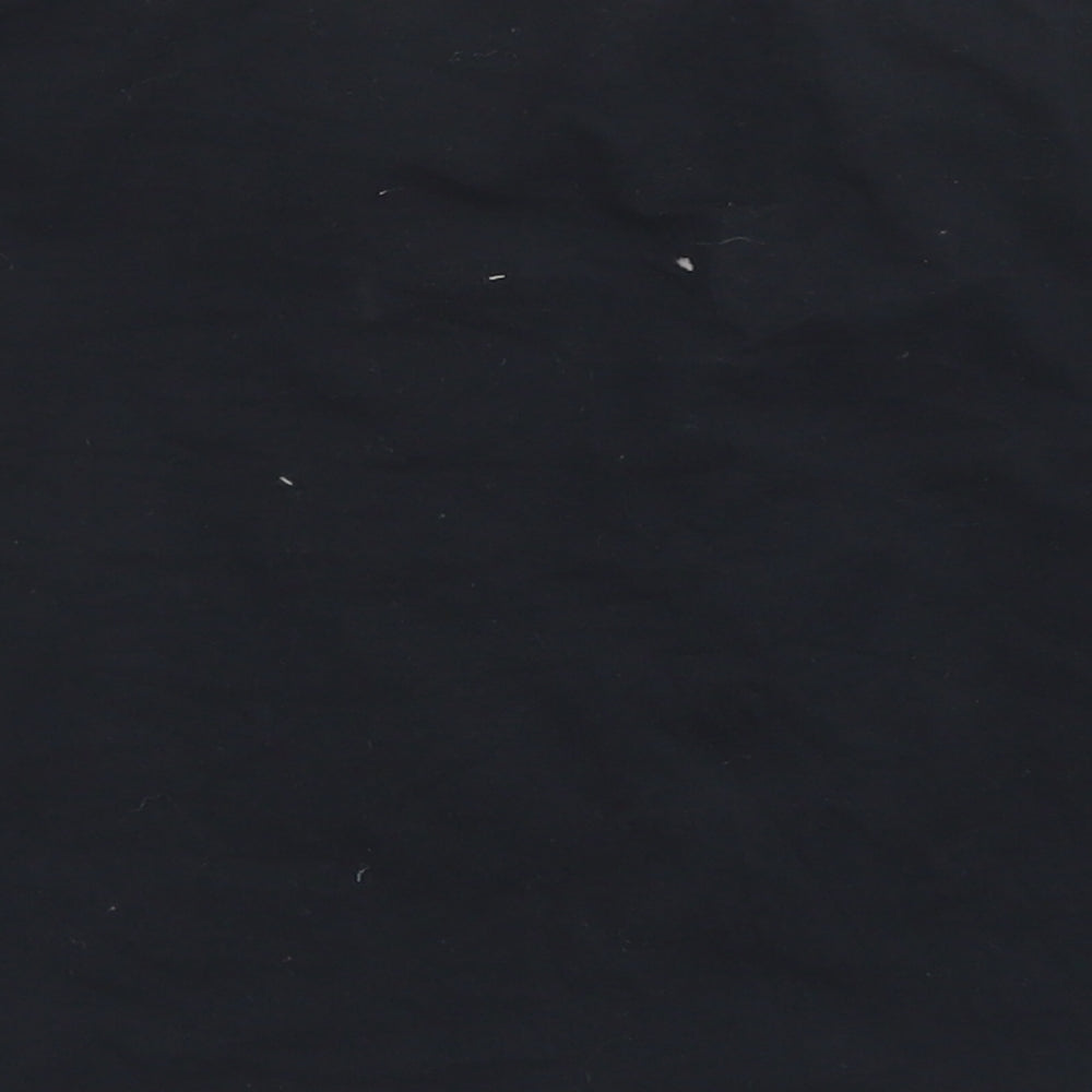 Internacionale Womens Black  Cotton A-Line Skirt Size 12