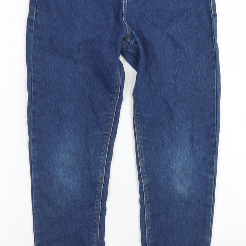 Denim Co Girls Blue  Cotton Skinny Jeans Size 9-10 Years  Regular Button
