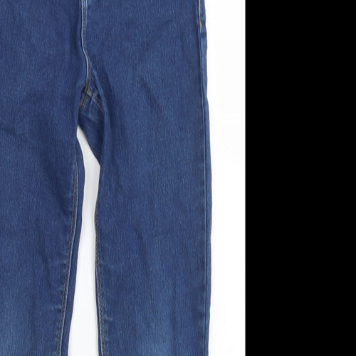Denim Co Girls Blue  Cotton Skinny Jeans Size 9-10 Years  Regular Button
