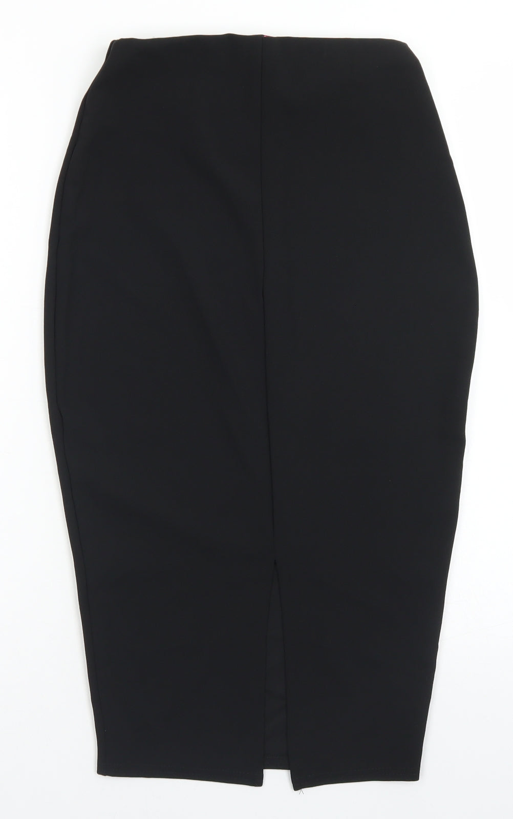 Edge Street Womens Black  Polyester Straight & Pencil Skirt Size 8
