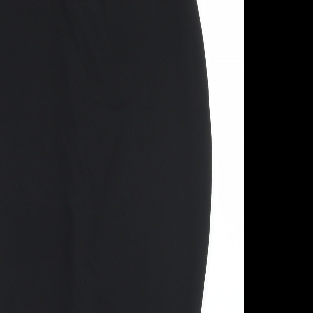 Edge Street Womens Black  Polyester Straight & Pencil Skirt Size 8