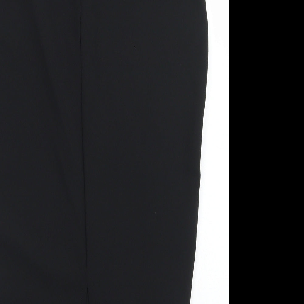 Edge Street Womens Black  Polyester Straight & Pencil Skirt Size 8