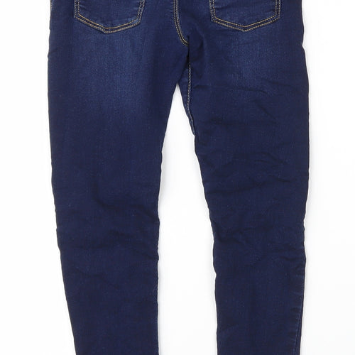 F&F Girls Black  Cotton Jegging Jeans Size 9 Months L22 in Regular