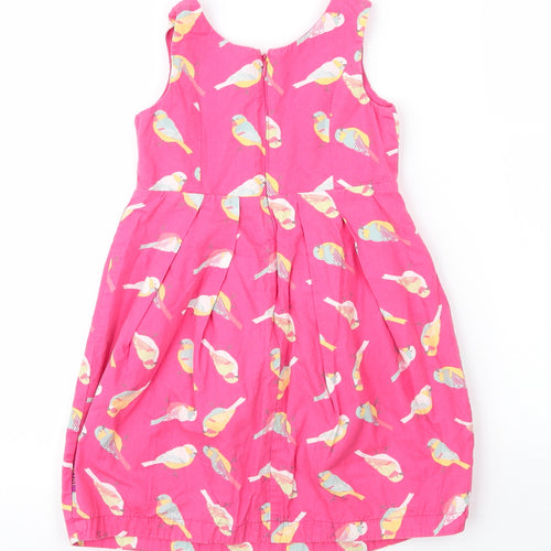 Emma Bunton Girls Pink  Cotton A-Line  Size 3 Years  Round Neck Zip