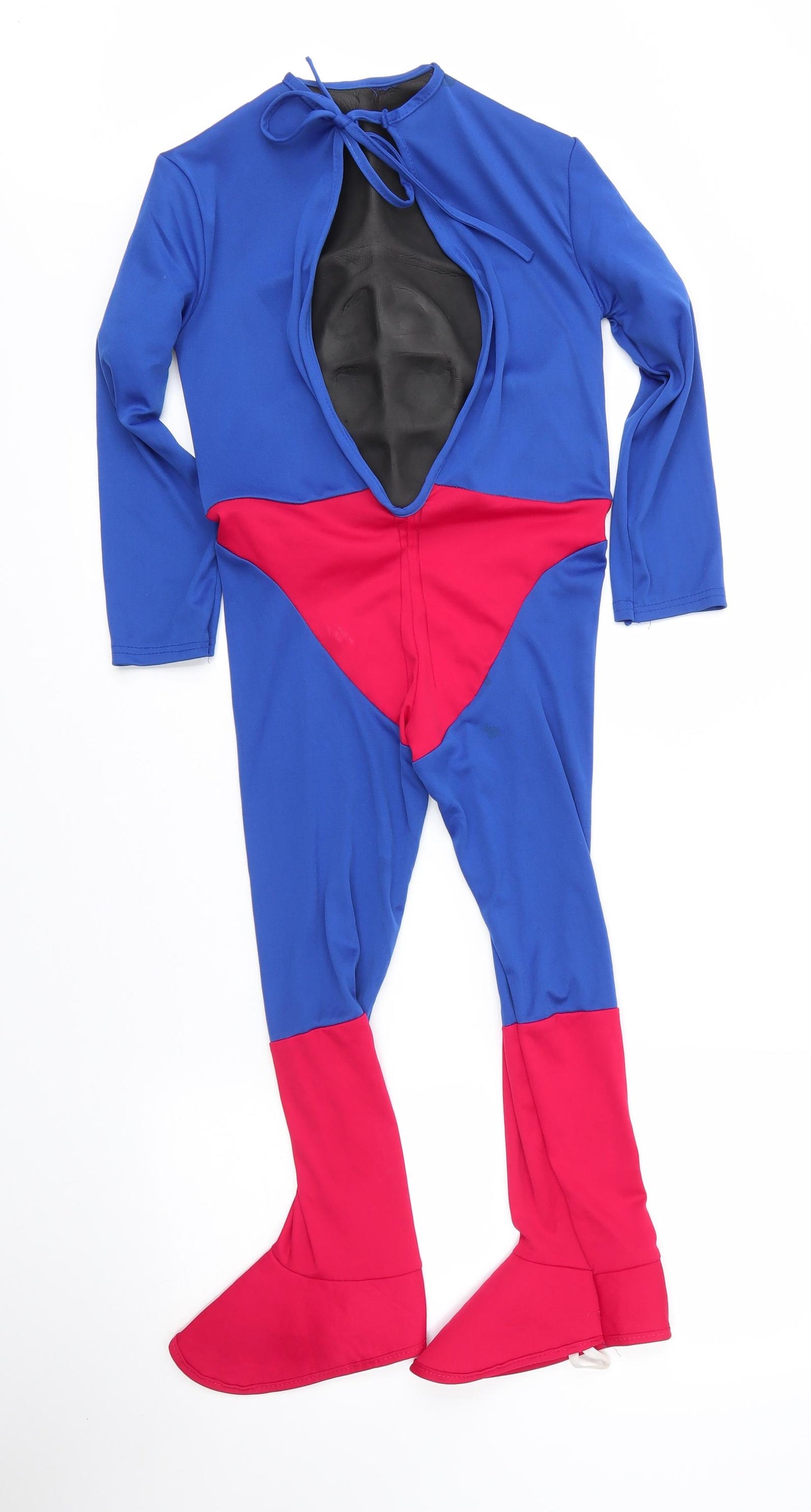 Warner Bros. Boys Blue  Polyester Basic T-Shirt Size S Round Neck  - Fancy dress, Superman
