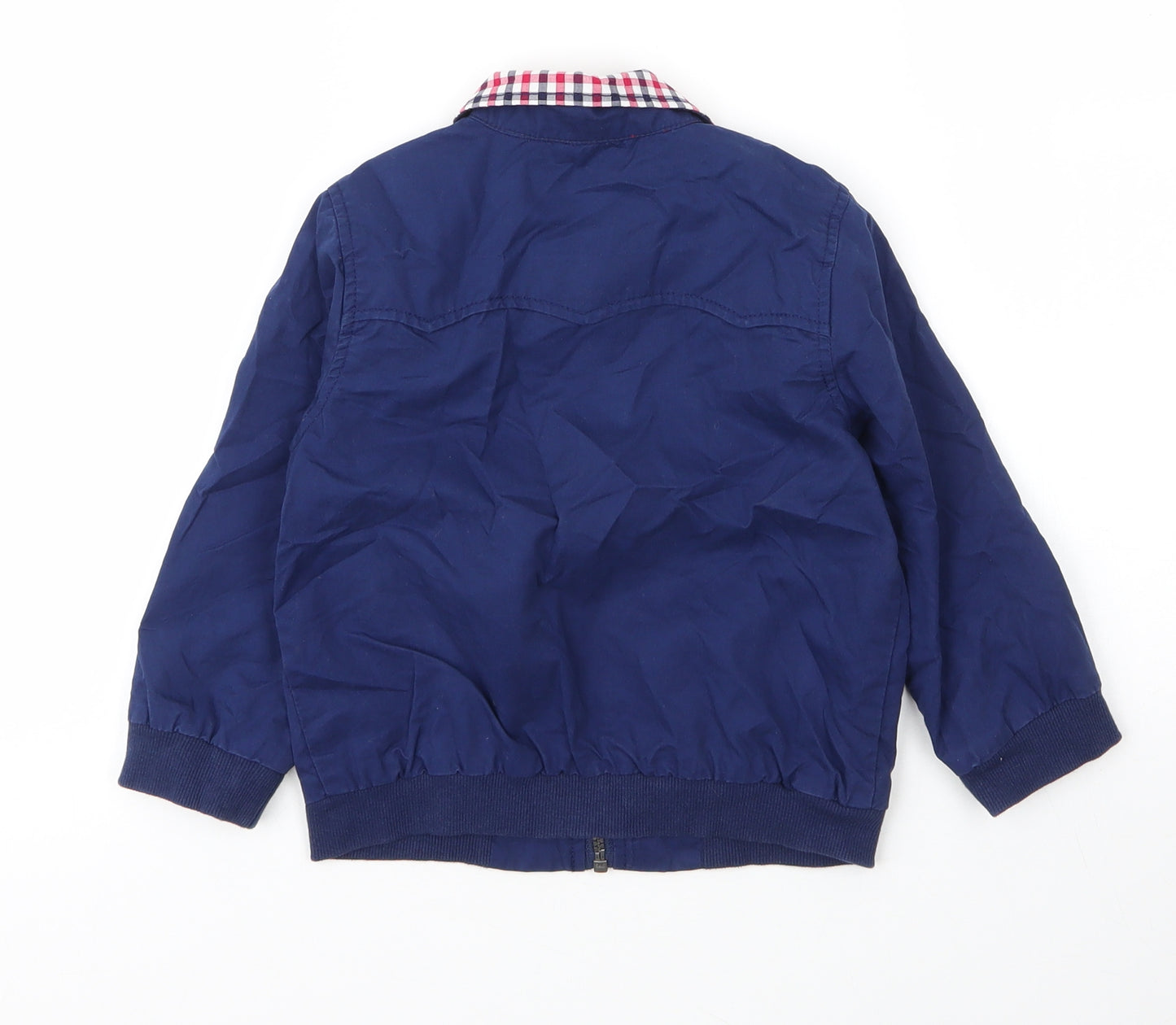 Mothercare Baby Blue   Bomber Jacket Coat Size 24 Months   Zip