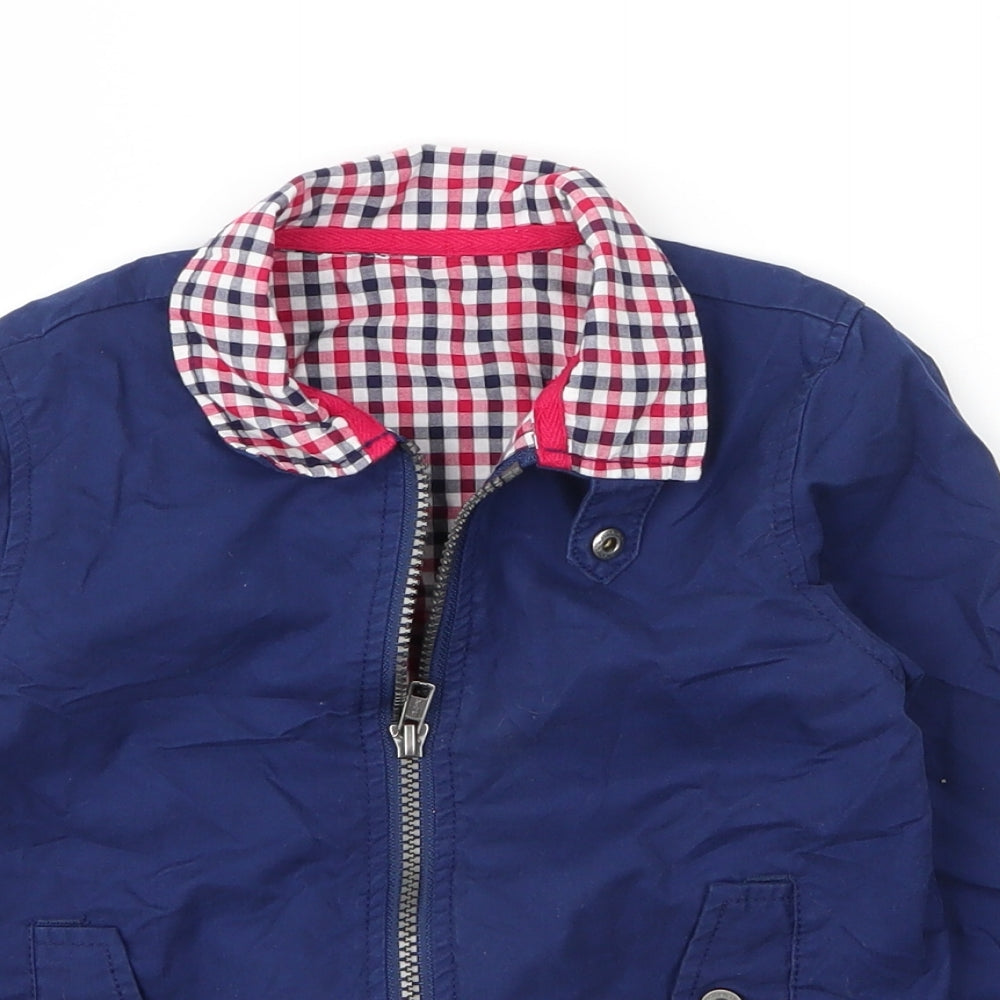 Mothercare Baby Blue   Bomber Jacket Coat Size 24 Months   Zip