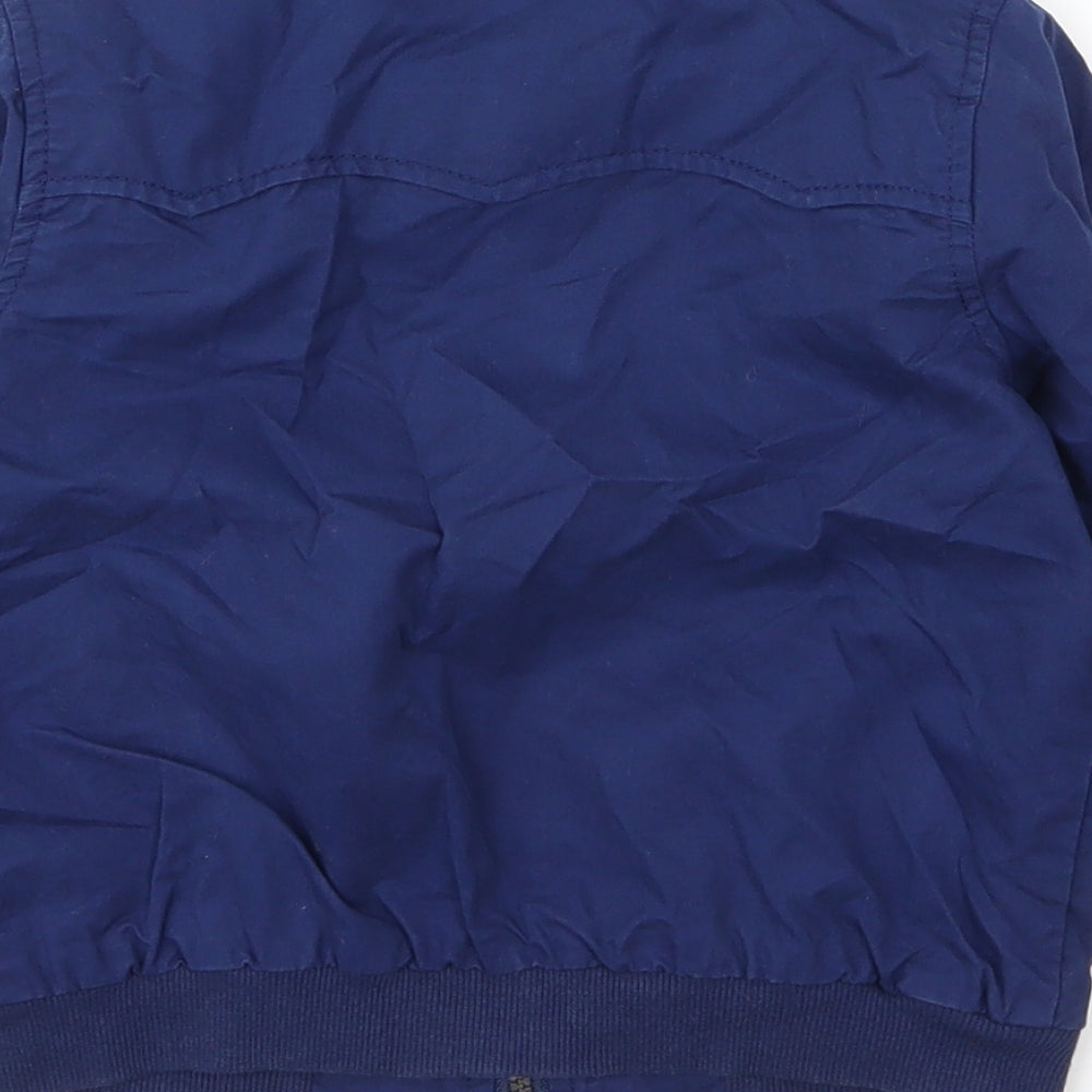 Mothercare Baby Blue   Bomber Jacket Coat Size 24 Months   Zip