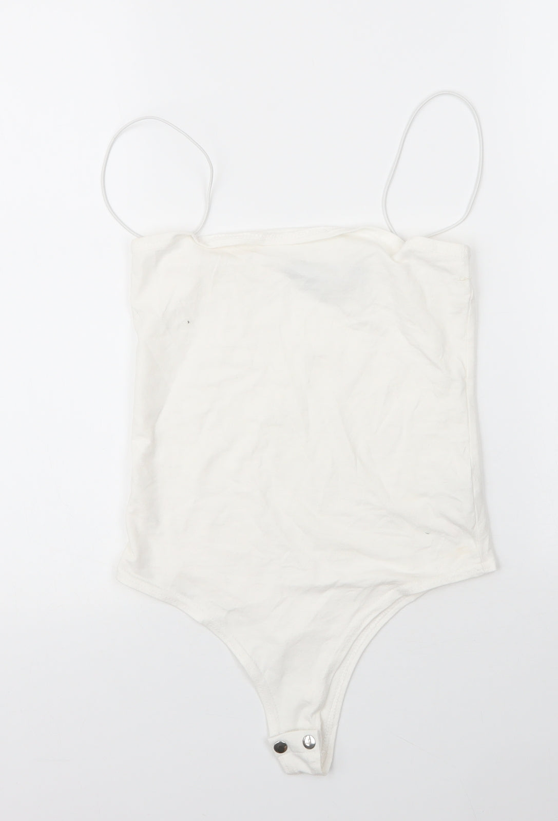 Daisy Street Womens White  Cotton Leotard One-Piece Size 8