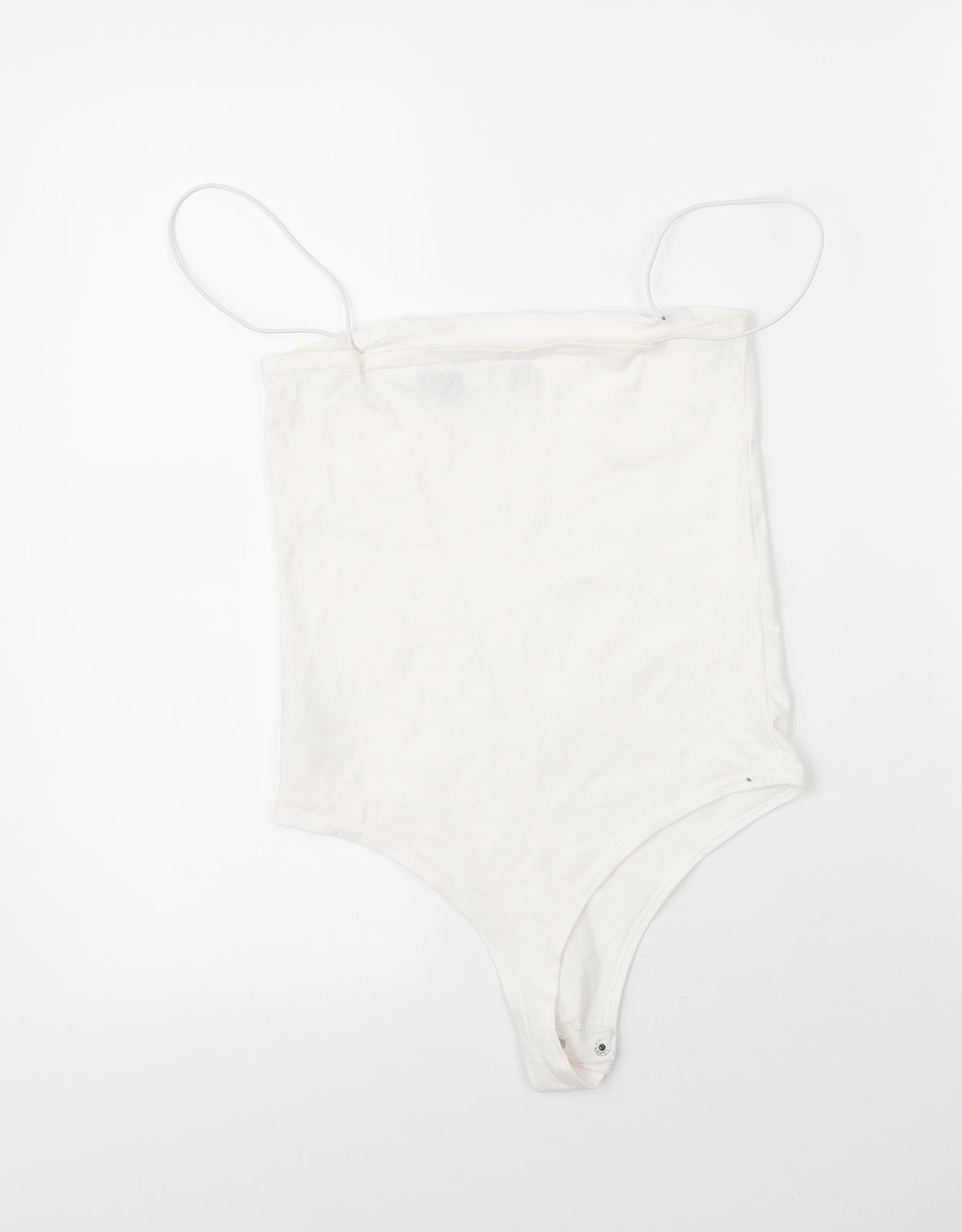 Daisy Street Womens White  Cotton Leotard One-Piece Size 8