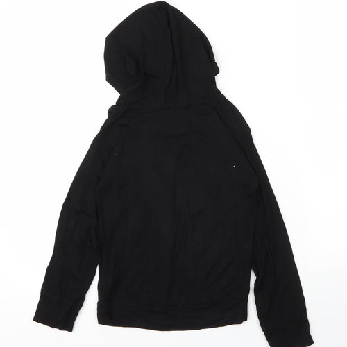 A to Z 4 Kids Girls Black  Viscose Pullover Hoodie Size 11 Years