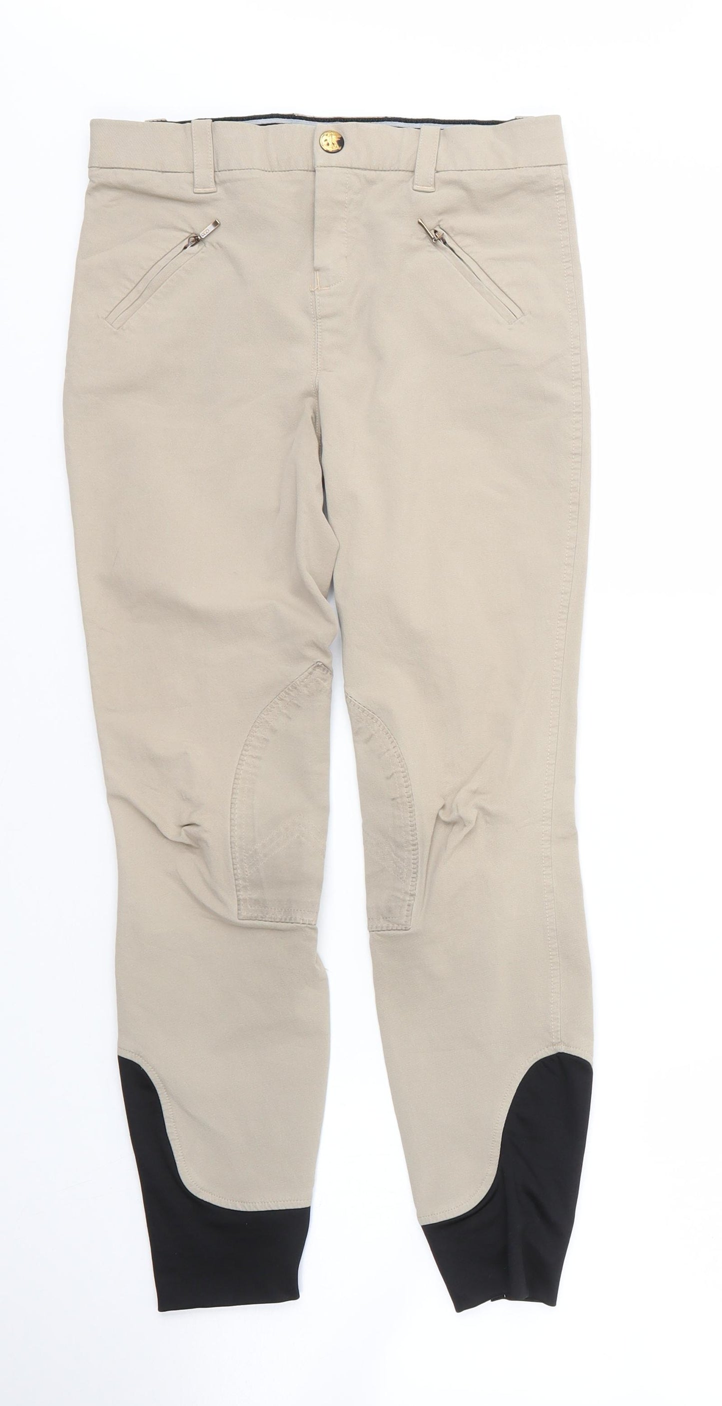Horseware Womens Beige  Nylon Carrot Trousers Size 26 in L24 in Regular