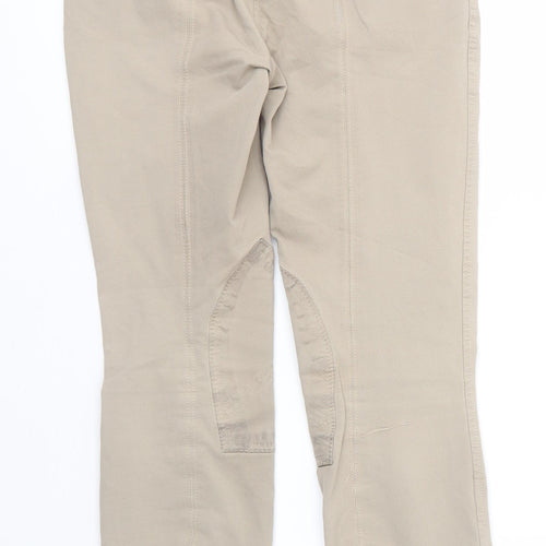Horseware Womens Beige  Nylon Carrot Trousers Size 26 in L24 in Regular