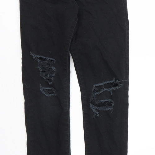Primark Girls Blue  Cotton Skinny Jeans Size 11 Years L26 in Regular Zip
