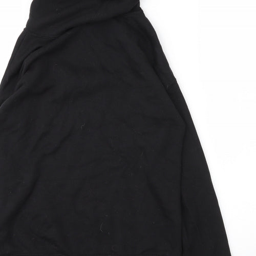 Preworn Mens Black  Cotton Pullover Hoodie Size XS