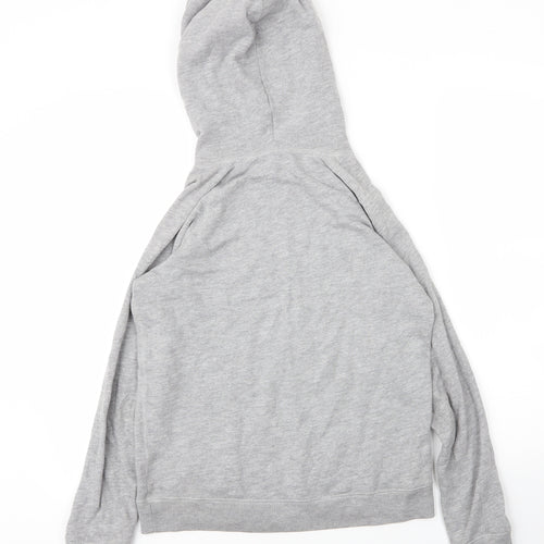 Jack Wills Womens Grey  Cotton Pullover Hoodie Size 6