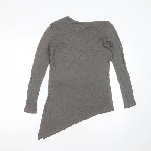 River Island Womens Green Round Neck  Viscose Pullover Jumper Size 10