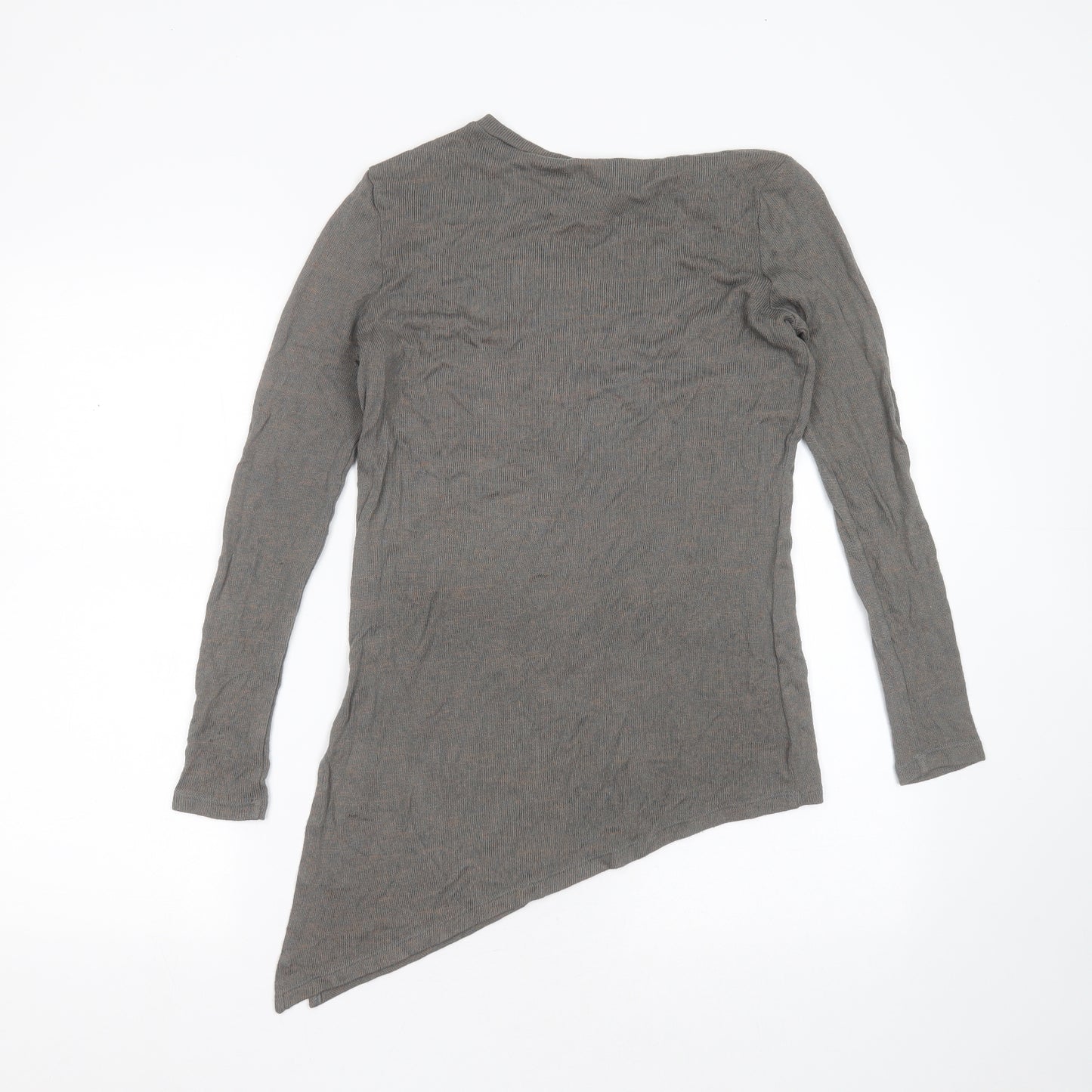 River Island Womens Green Round Neck  Viscose Pullover Jumper Size 10