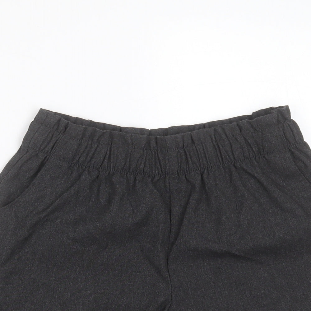 George Girls Grey  Polyester  Shorts Size 11-12 Years  Regular  - school