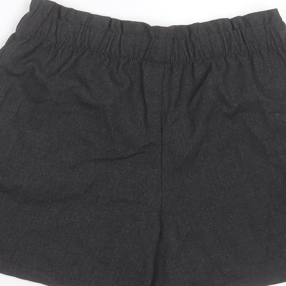 George Girls Grey  Polyester  Shorts Size 11-12 Years  Regular  - school
