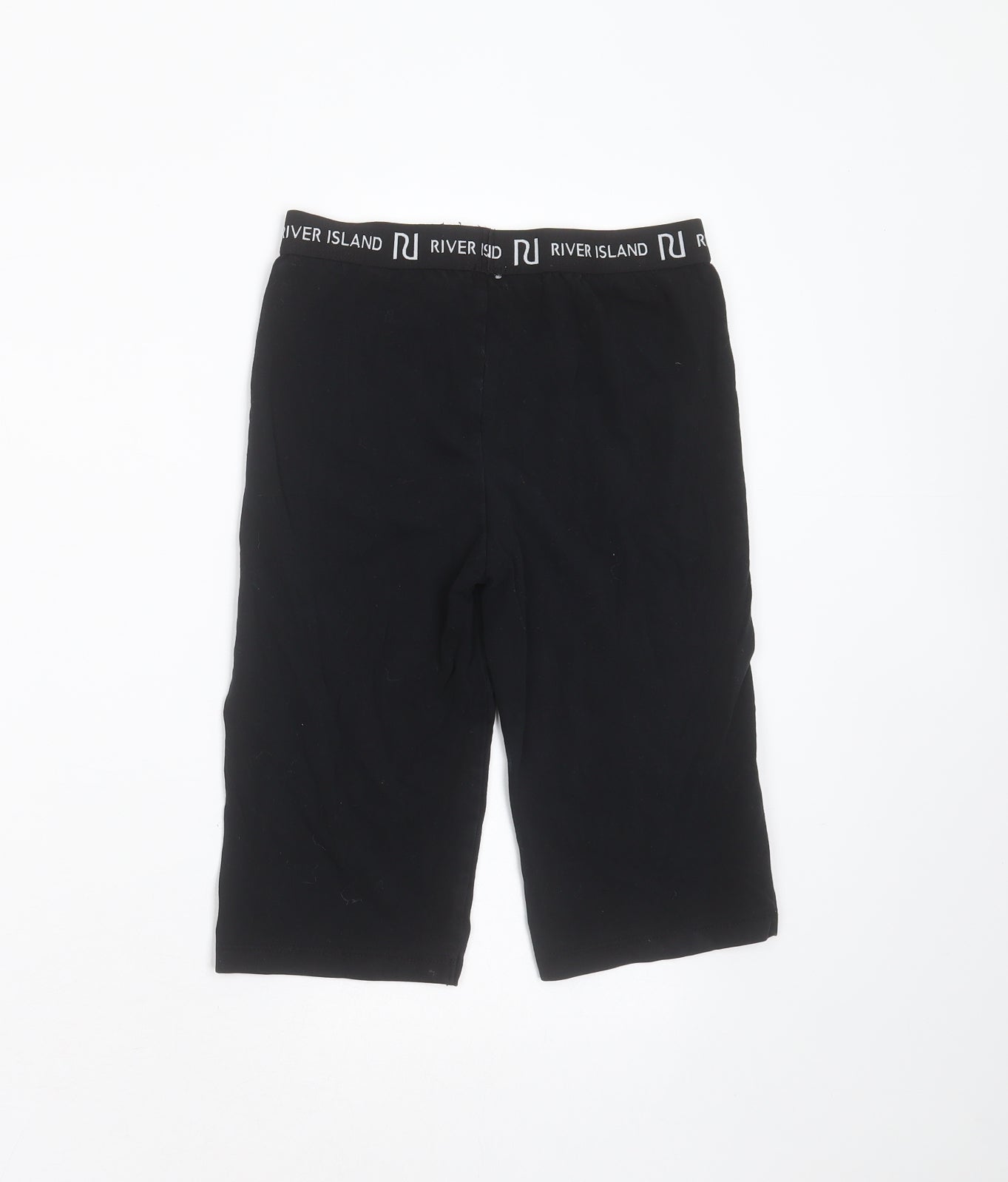 River Island Girls Black  Cotton Biker Shorts Size 11-12 Years  Extra-Slim  - Cycling shorts