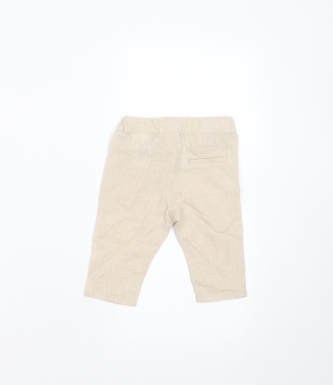 H&M Baby Beige  Linen  Trousers Size 3-6 Months