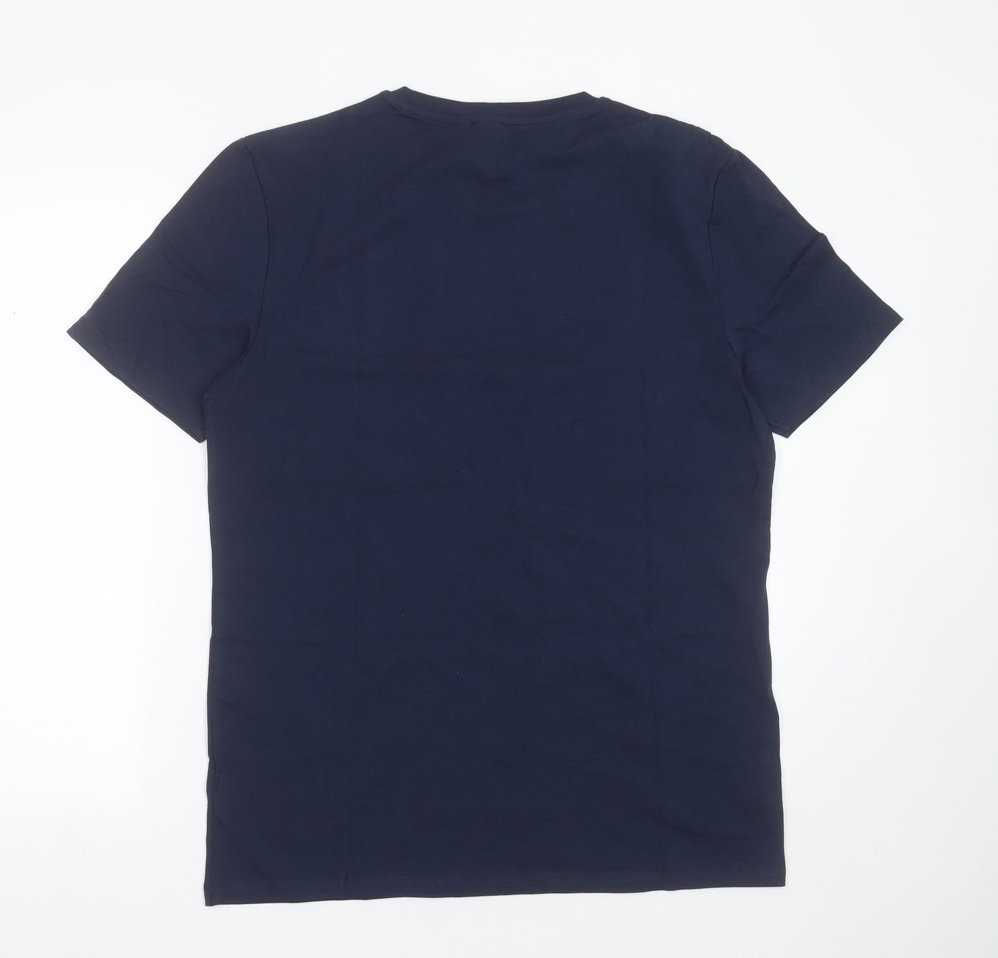 ASOS Mens Blue  Cotton  T-Shirt Size 2XL Round Neck