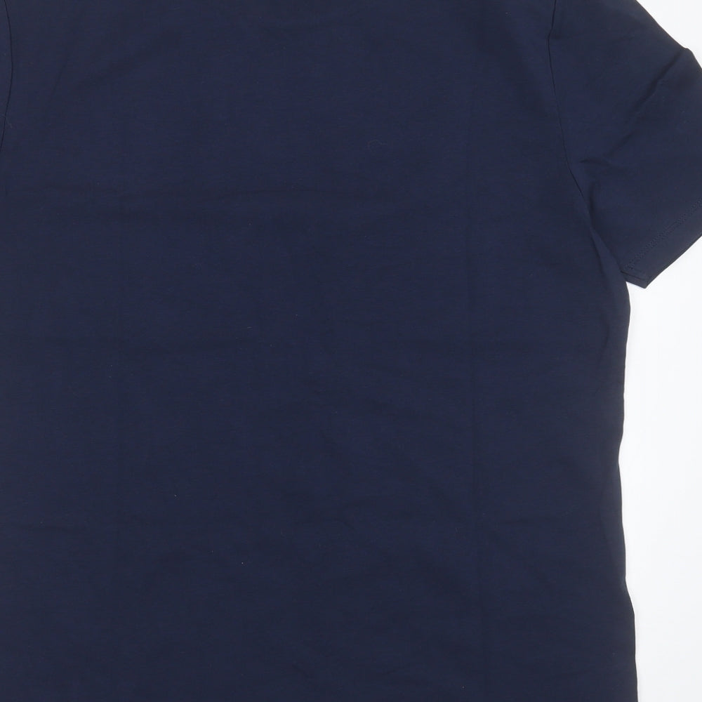 ASOS Mens Blue  Cotton  T-Shirt Size 2XL Round Neck