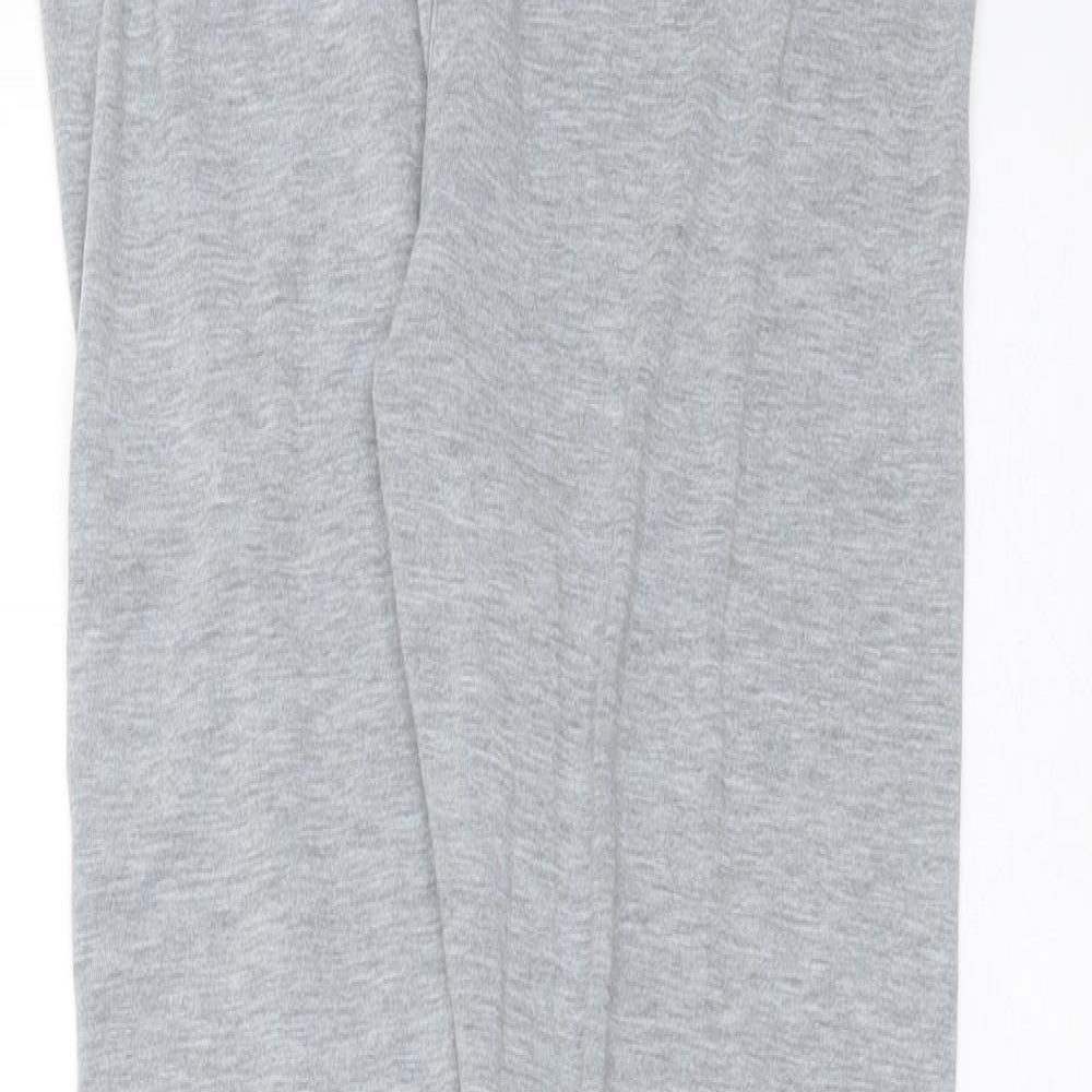PRETTYLITTLETHING Womens Grey  Viscose Carrot Leggings Size 8 L30 in