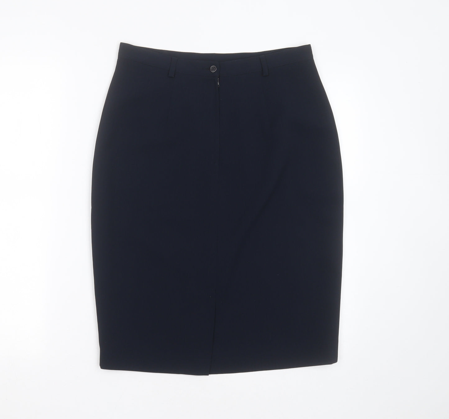 GERARD DAREL  Womens Blue Striped Polyester Straight & Pencil Skirt Size 16