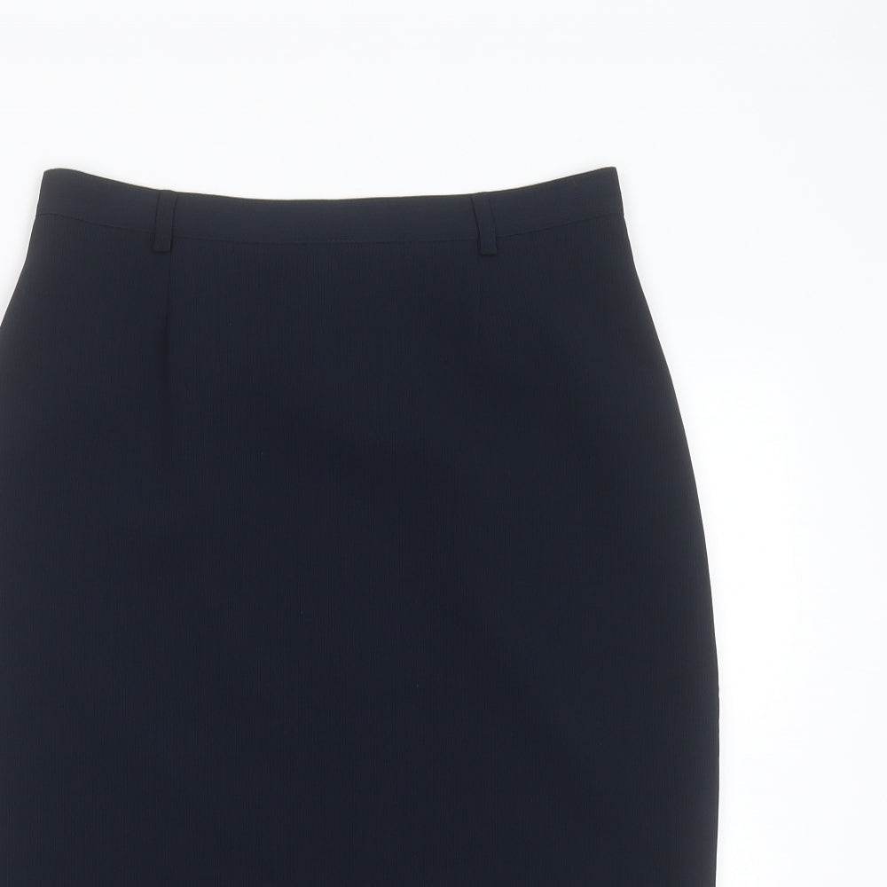 GERARD DAREL  Womens Blue Striped Polyester Straight & Pencil Skirt Size 16