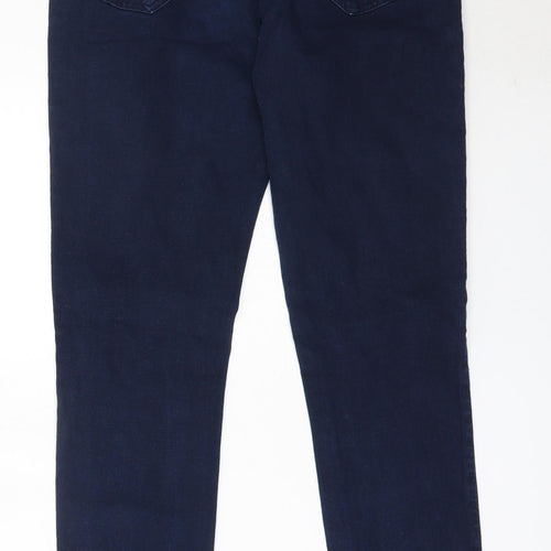 TU Womens Blue  Cotton Jegging Jeans Size 12 L29.5 in Regular