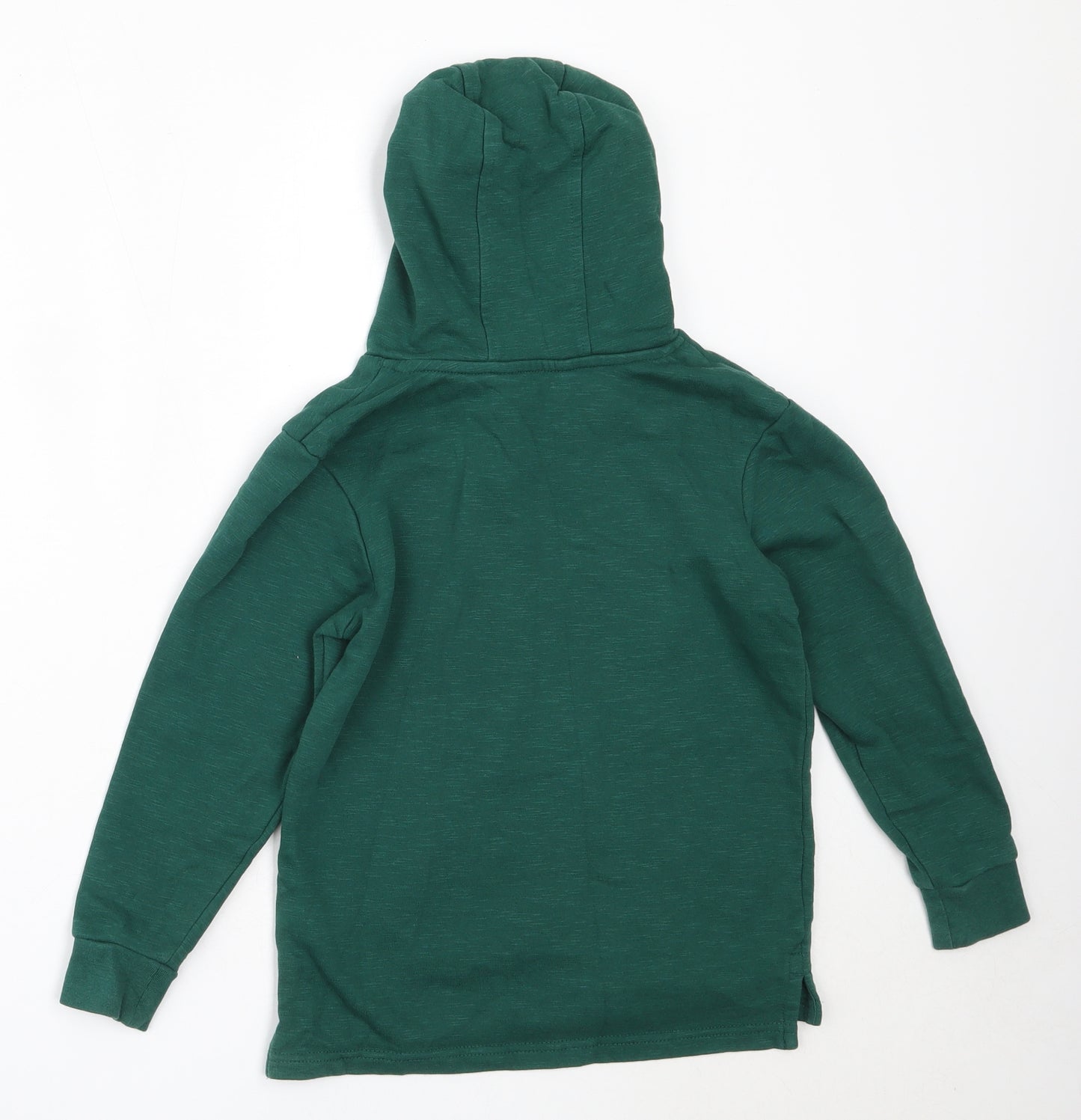 George Boys Green  Cotton Pullover Hoodie Size 7-8 Years