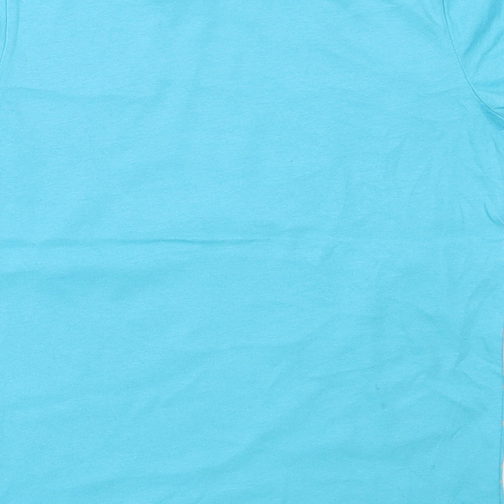 F&F Boys Blue  Cotton Basic T-Shirt Size 6-7 Years Round Neck  - spiderman
