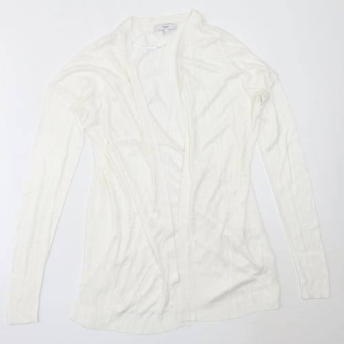 NEXT Womens White Round Neck  Acrylic Pullover Jumper Size 8