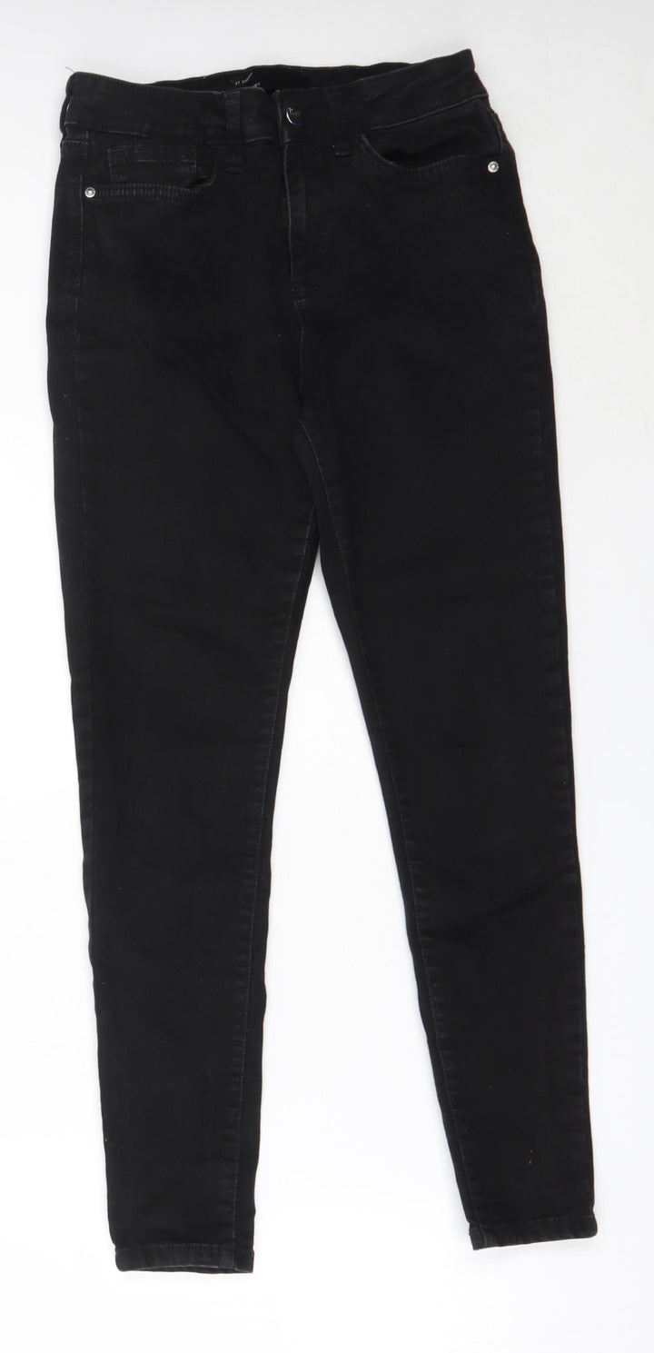 Very Womens Black Cotton Skinny Jeans Size 27 in L25.5 in Regular