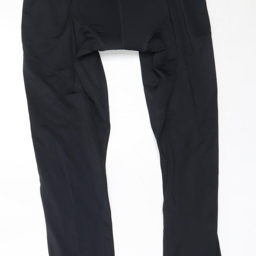 Pinnacle Womens Black  Polyester Capri Leggings Size 10  Regular