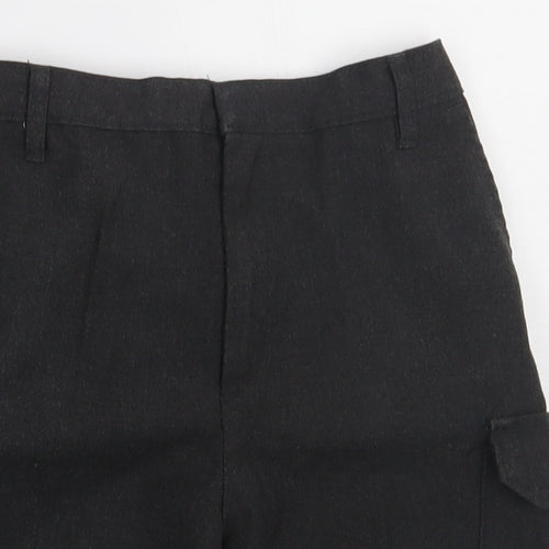 sainsburys Boys Grey  Polyester Cargo Shorts Size 10 Years  Regular Hook & Eye - school Wear