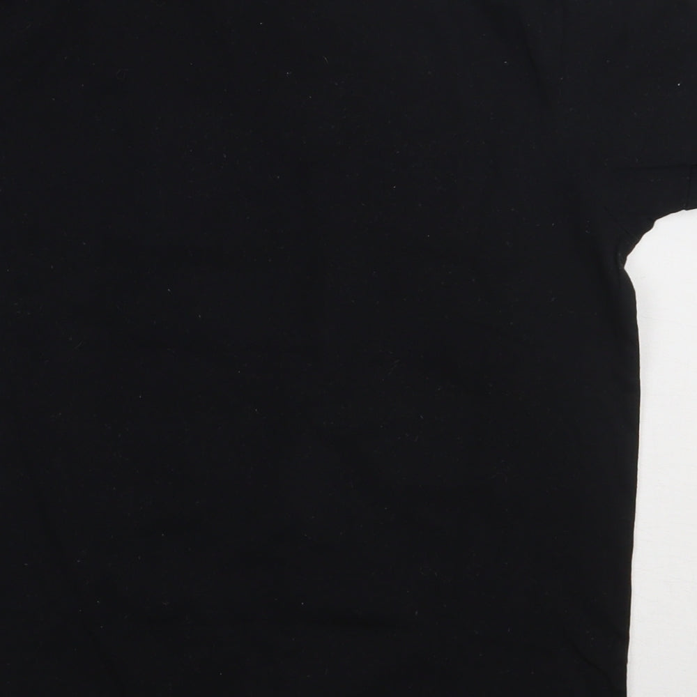George Boys Black Camouflage Cotton Basic T-Shirt Size 11-12 Years Crew Neck Pullover - getting the hype