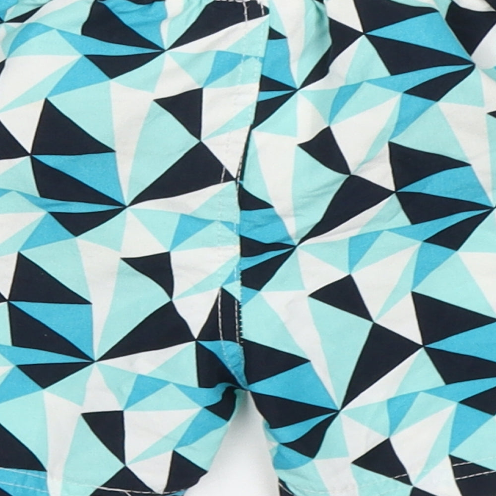 hullabaloo Boys Multicoloured Geometric Polyester Sweat Shorts Size 3-4 Years  Regular  - Swim Shorts
