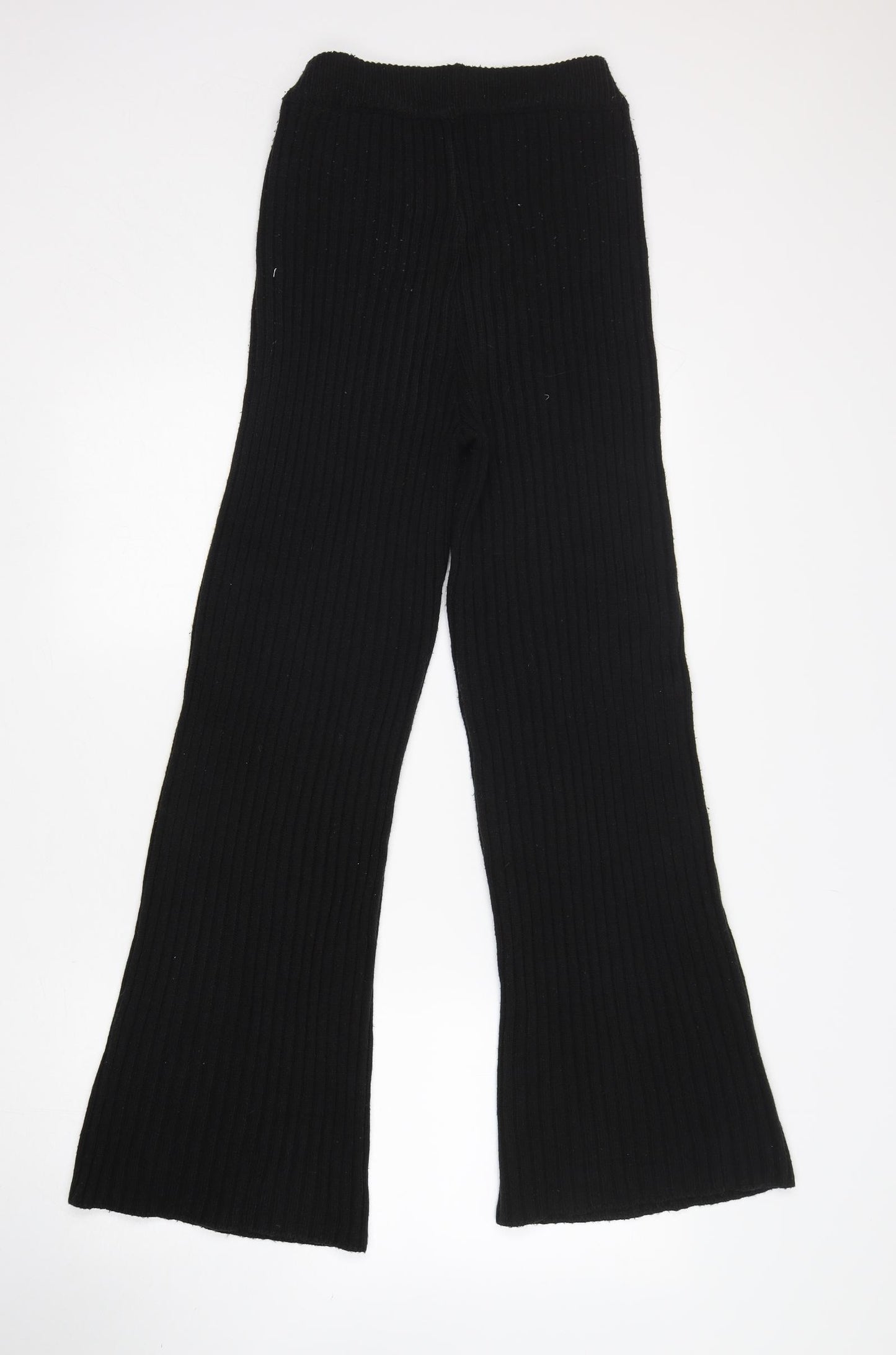Misspap Womens Black  Viscose Sweatpants Trousers Size S L30 in Regular