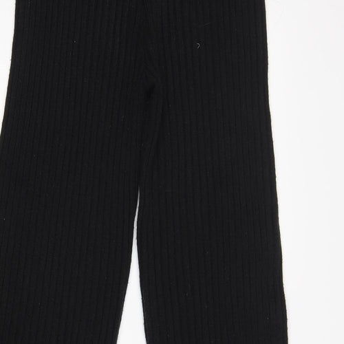 Misspap Womens Black  Viscose Sweatpants Trousers Size S L30 in Regular