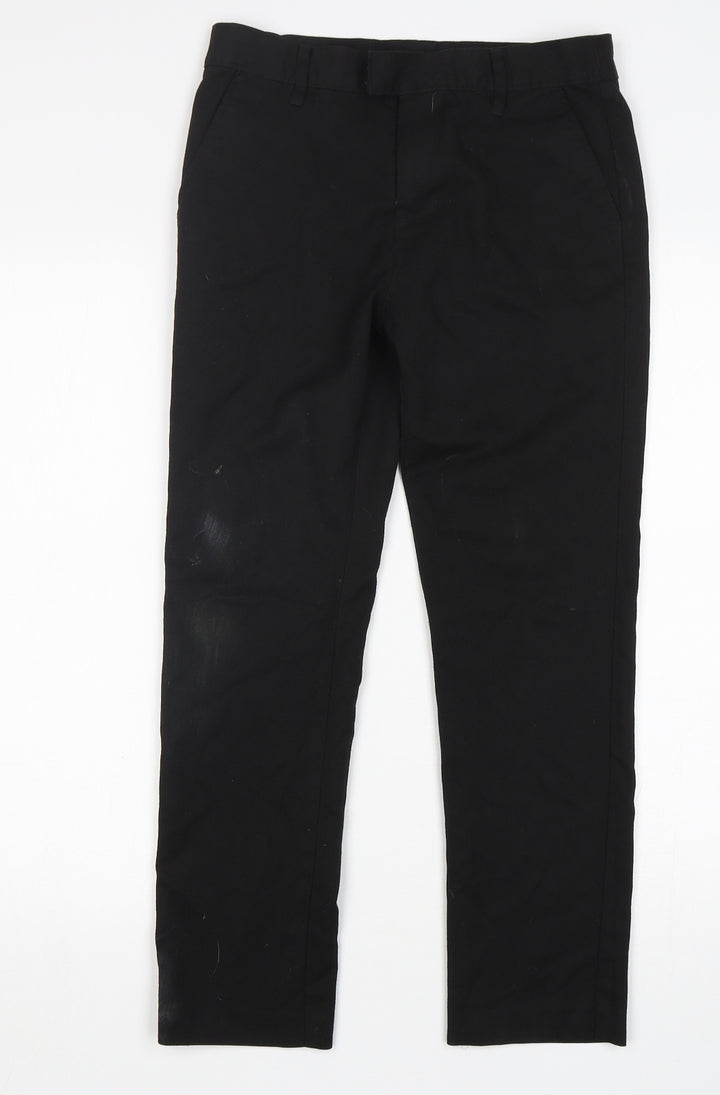 NEXT Boys Black Polyester Dress Pants Trousers Size 12 Years Regular