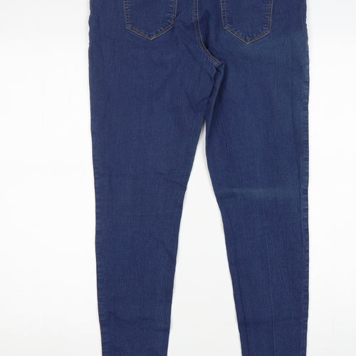 Primark Womens Blue  Cotton Jegging Jeans Size 16 L29 in Regular