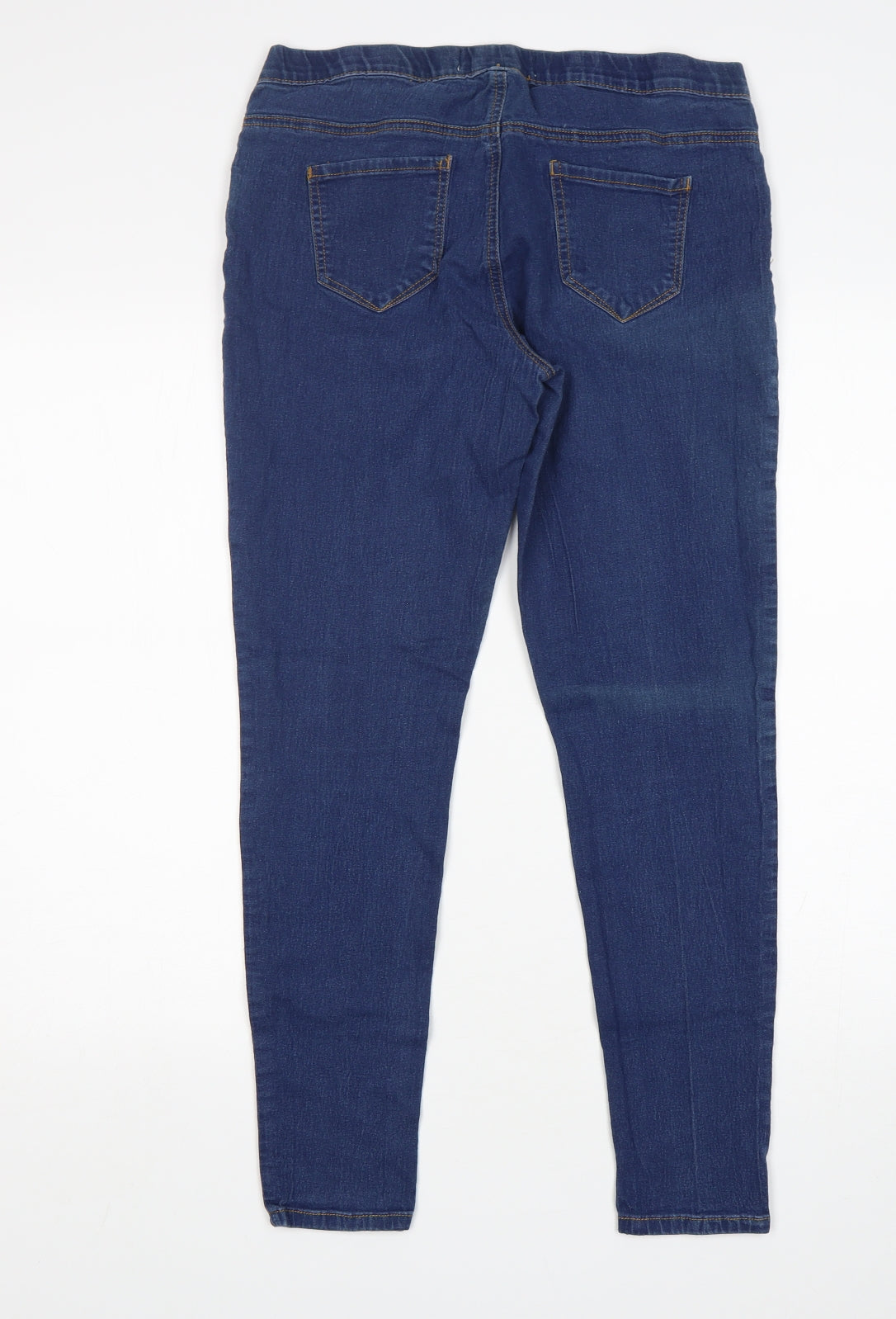 Primark Womens Blue  Cotton Jegging Jeans Size 16 L29 in Regular