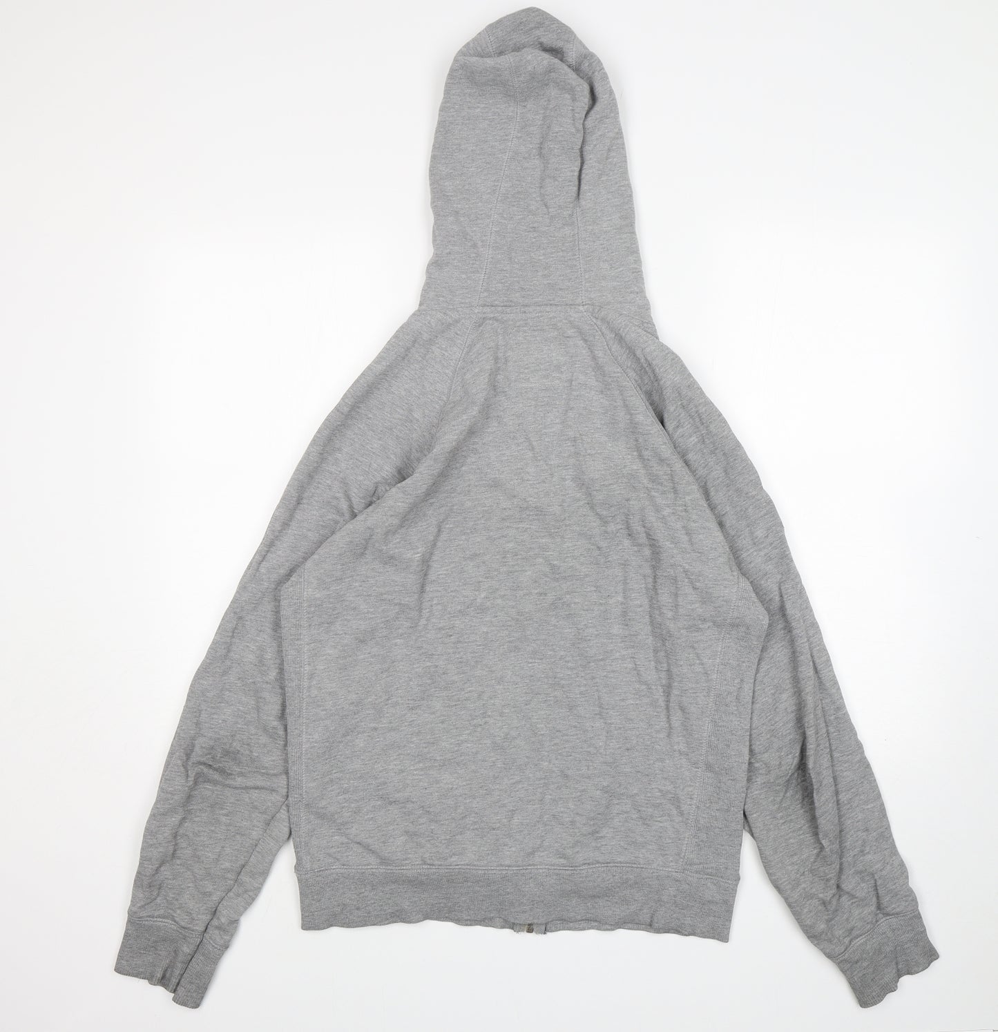 Burton  Mens Grey  Cotton Full Zip Hoodie Size L